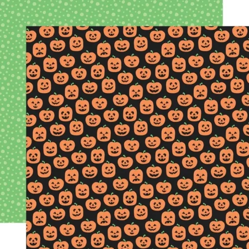 Papel Faces Of Halloween Monster Mash Echo Park 30x30cm