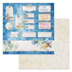 Papel Flower for you tag Stamperia 30x30cm