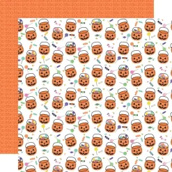 Papel No Tricks Just Treats Monster Mash Echo Park 30x30cm