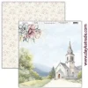 Papel SCP-629 Iglesia y Flores En Comunión con la Naturaleza 30x30cm