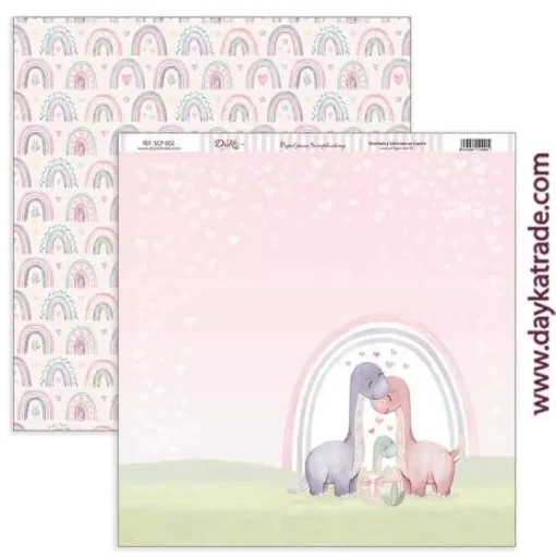 Papel SCP-602 Puro Amor Rosas Dayka 30x30cm