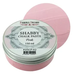 Pasta de Relieve Shabby Chalk Rosa Fabrika Decoru 150ml