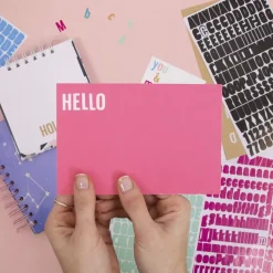 Pegatinas Alfabeto Mostaza Craftelier