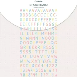 Pegatinas Alfabeto Pastel Craftelier