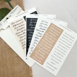 Pegatinas frases Harmonie Florilèges Design