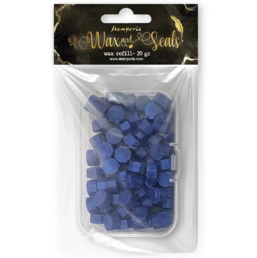 Perlas de lacre Azul Oscuro Wax and Seals Stamperia