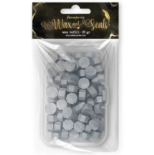 Perlas de lacre Plata Wax and Seals Stamperia
