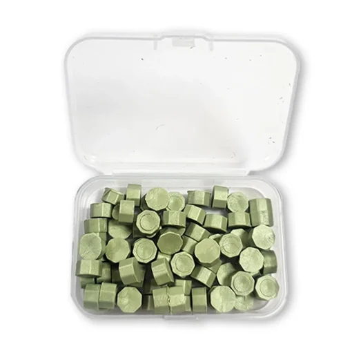Perlas de lacre Verde Wax and Seals Stamperia
