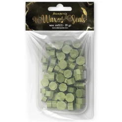 Perlas de lacre Verde Wax and Seals Stamperia