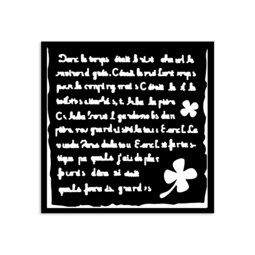 Plantilla de stencil Carta Art of Travelling Stamperia 12x12cm