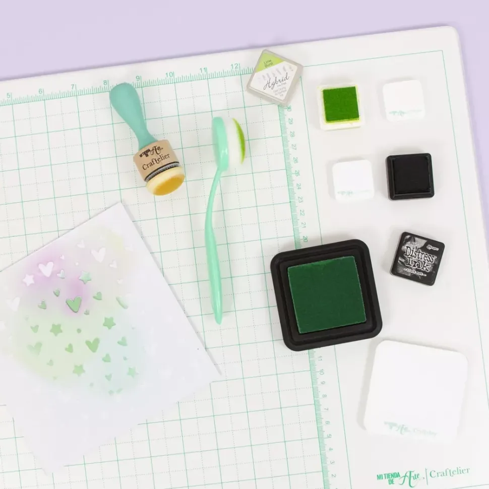 Plataforma acrílica para tintas Craftelier 3x3cm