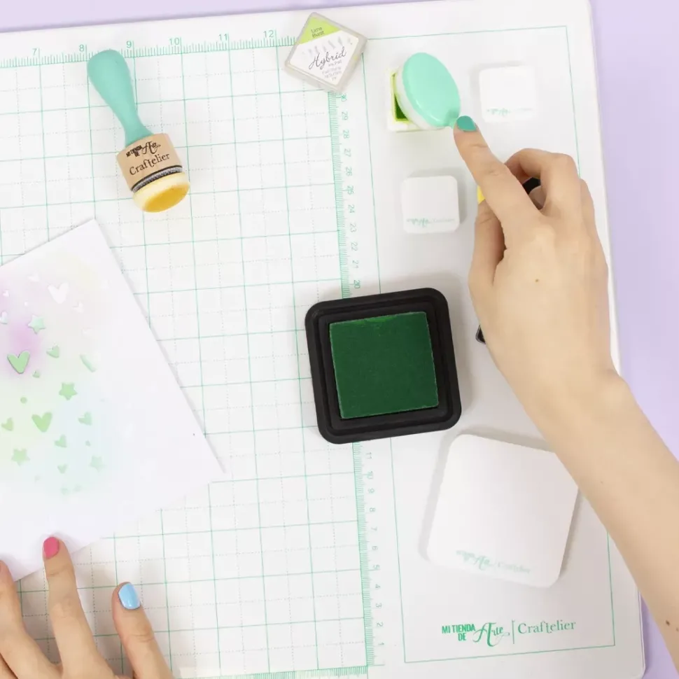 Plataforma acrílica para tintas Craftelier 3x3cm