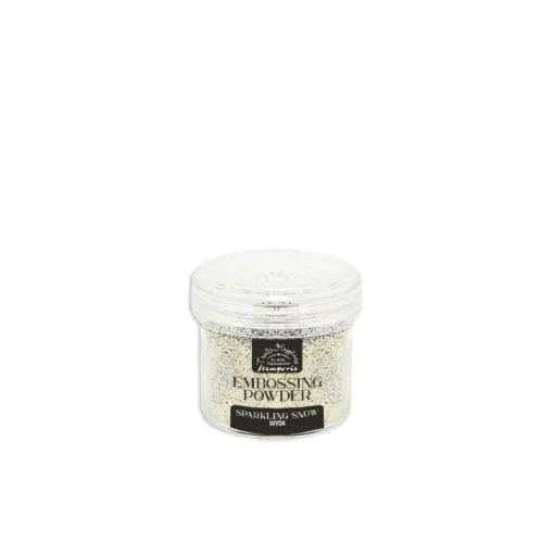 Polvos de embossing Sparkling Snow Create Happiness Stamperia