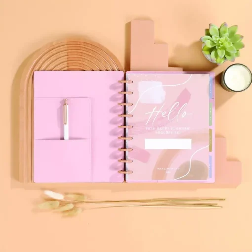 Portadas Deluxe Snap-in-Cover Blush Classic Happy Planner