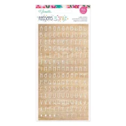 Puffy stickers Alpha Reasons To Smile Shimelle