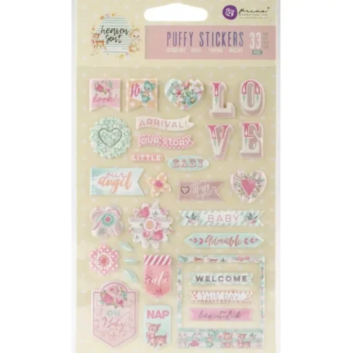 Puffy Stickers Heaven Sent 2 Prima Marketing