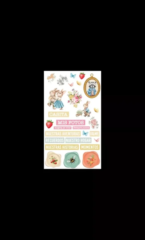 Puffy stickers My Pretty Little House Alberto Juarez