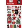 Puffy Stickers Santa Claus Echo Park