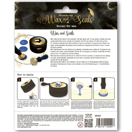 Quemador de cera Wax and Seals Stamperia