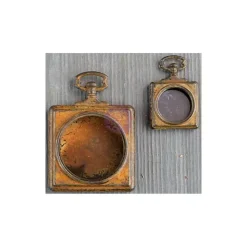 Relojes cuadrados de bolsillo metálicos vintage Finnabair