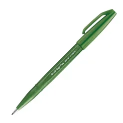 Rotulador Brush Sign Pen Olive Green Pentel