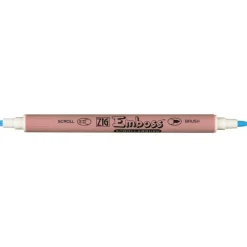 Rotulador Emboss Punta pincel y Rotulador Twin Tip Marker ZIG