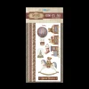 Rub-on 3D Transfer Santa's Workshop PapersForYou