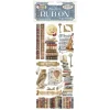 Rub-On Libros Vintage Library Stamperia