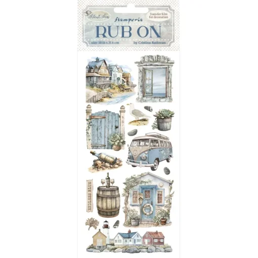Rub-on Paisaje Silent Sea Stamperia