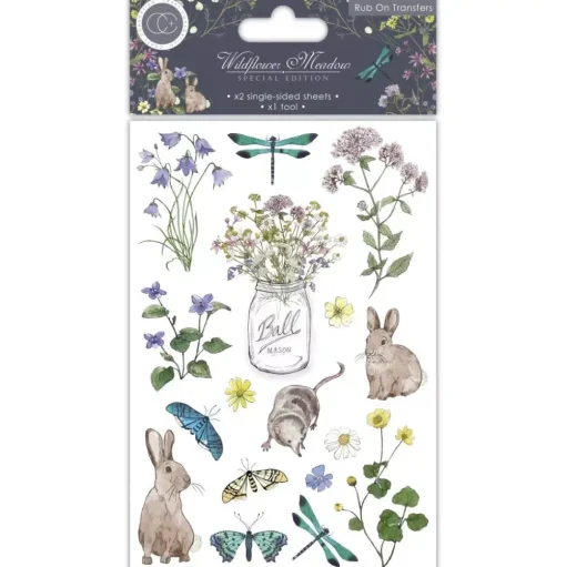 Rub-on Wildflower Meadow Special Edition Craft Consortium
