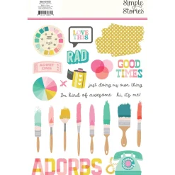 Rub-ons True Colors Simple Stories