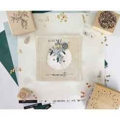 Sello de Madera Christmas Enchantement Florilèges Design