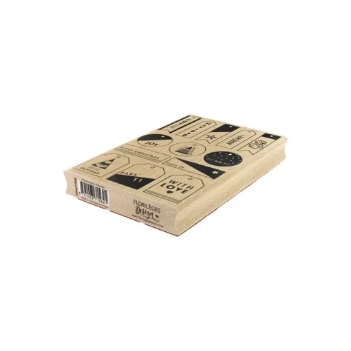 Sello de madera Mis pequeñas etiquetas Florilèges Design