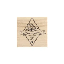 Sello de madera Sólo por placer Florilèges Design