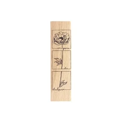 Sello de madera Un poco de dulzura Florilèges Design