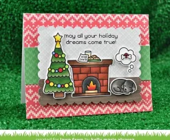 Sello transparente Christmas dreams - Lawn fawn