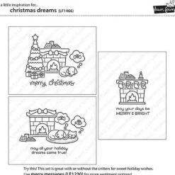 Sello transparente Christmas dreams - Lawn fawn