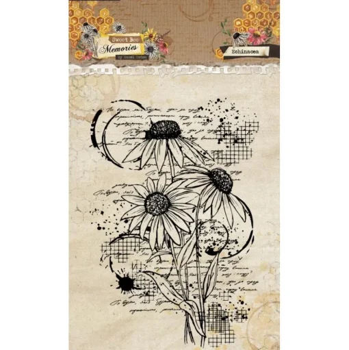 Sello transparente Echinacea Sweet Bee Memories Studio Light