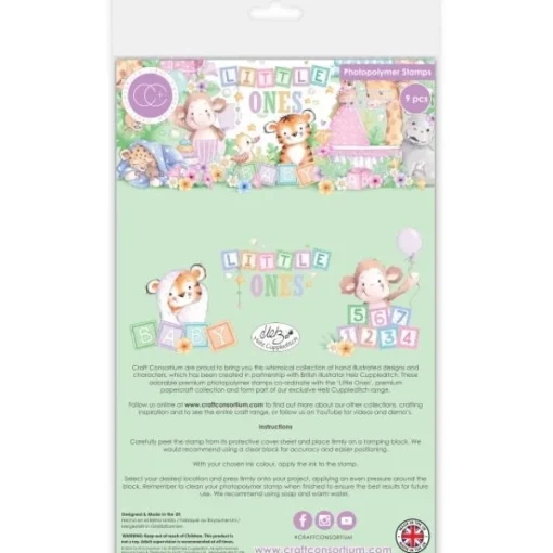 Sellos transparentes Clothes Little Ones Craft Consortium