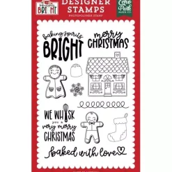 Sellos transparentes Gingerbread Baking Spirits Bright Echo Park