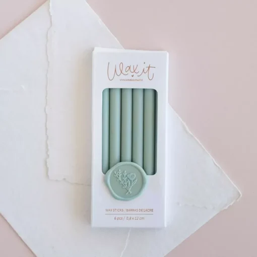 Set 6 Barras de Lacre Mint Wax it Lora Bailora