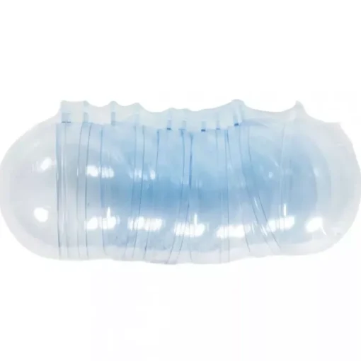 Set 6 Bolas de Plástico Transparente Azul Rayher 6cm