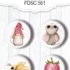 Set 4 Chapas Happy Mouse Day #3 Fabrika Decoru