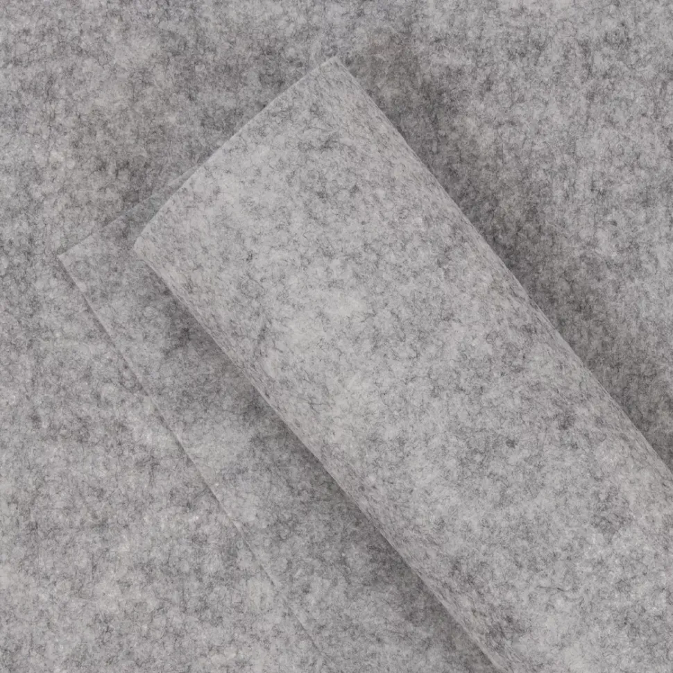 Set 2 Fieltros Gris Moteado Craftelier 30x30cm