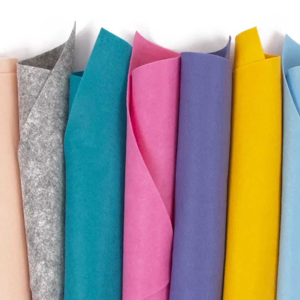 Set 2 Fieltros Verde Oliva Craftelier 30x30cm