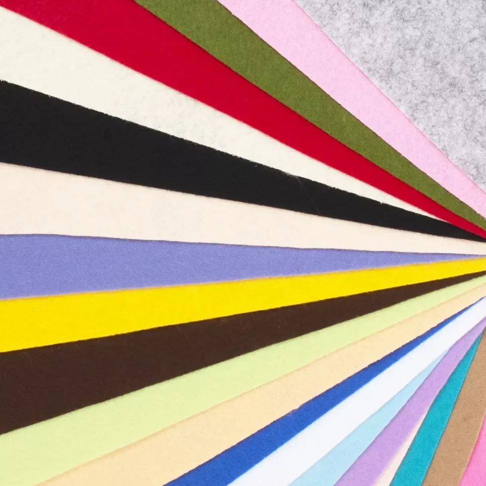 Set 2 Fieltros Verde Oliva Craftelier 30x30cm