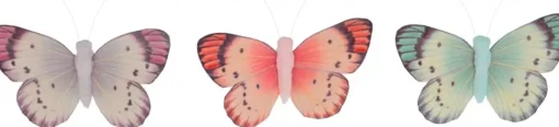 Set 6 Mariposas Con Pinza Artemio