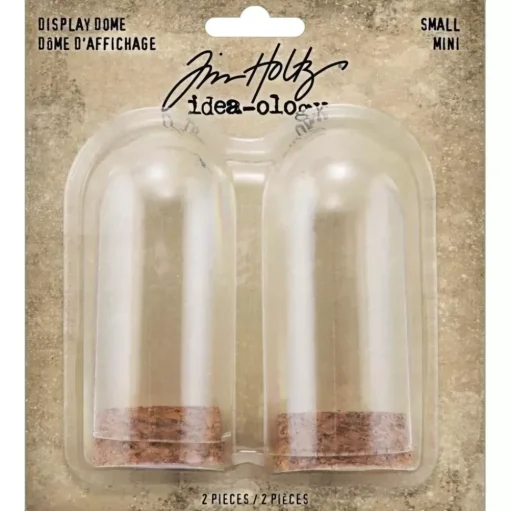 Set 2 Mini Cúpulas de Cristal Idea-Ology Tim Holtz