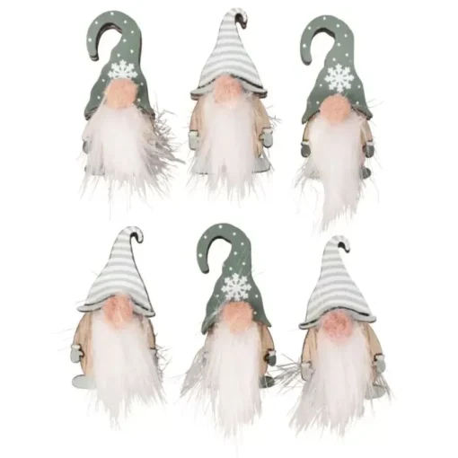 Set 6 mini figuras de madera Gnomo Rayher