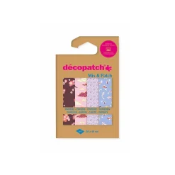 Set 4 papeles Viaje a Japón Mix & Patch Décopatch 30x40cm